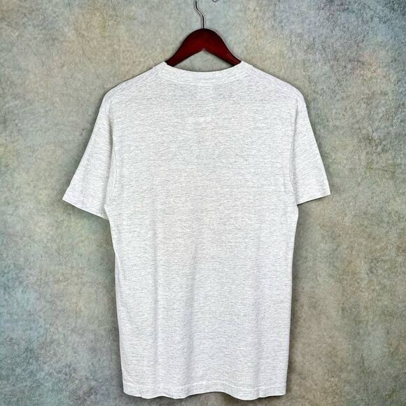 Vintage 90s Syracuse University T Shirt Mens Sz M Gray 90s College USA Made - Picture 3 of 7